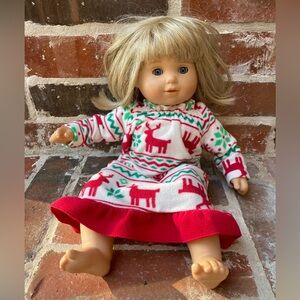 Vintage American Girl Bitty Baby Doll with Blond & Blue Eyes
